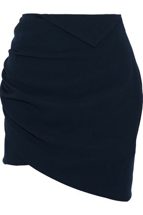 IRO Dorio wrap-effect crepe mini skirt