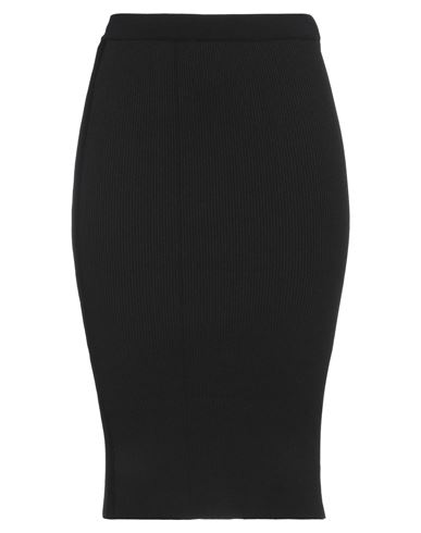 Pinko Woman Midi Skirt Black Size M Viscose, Polyester