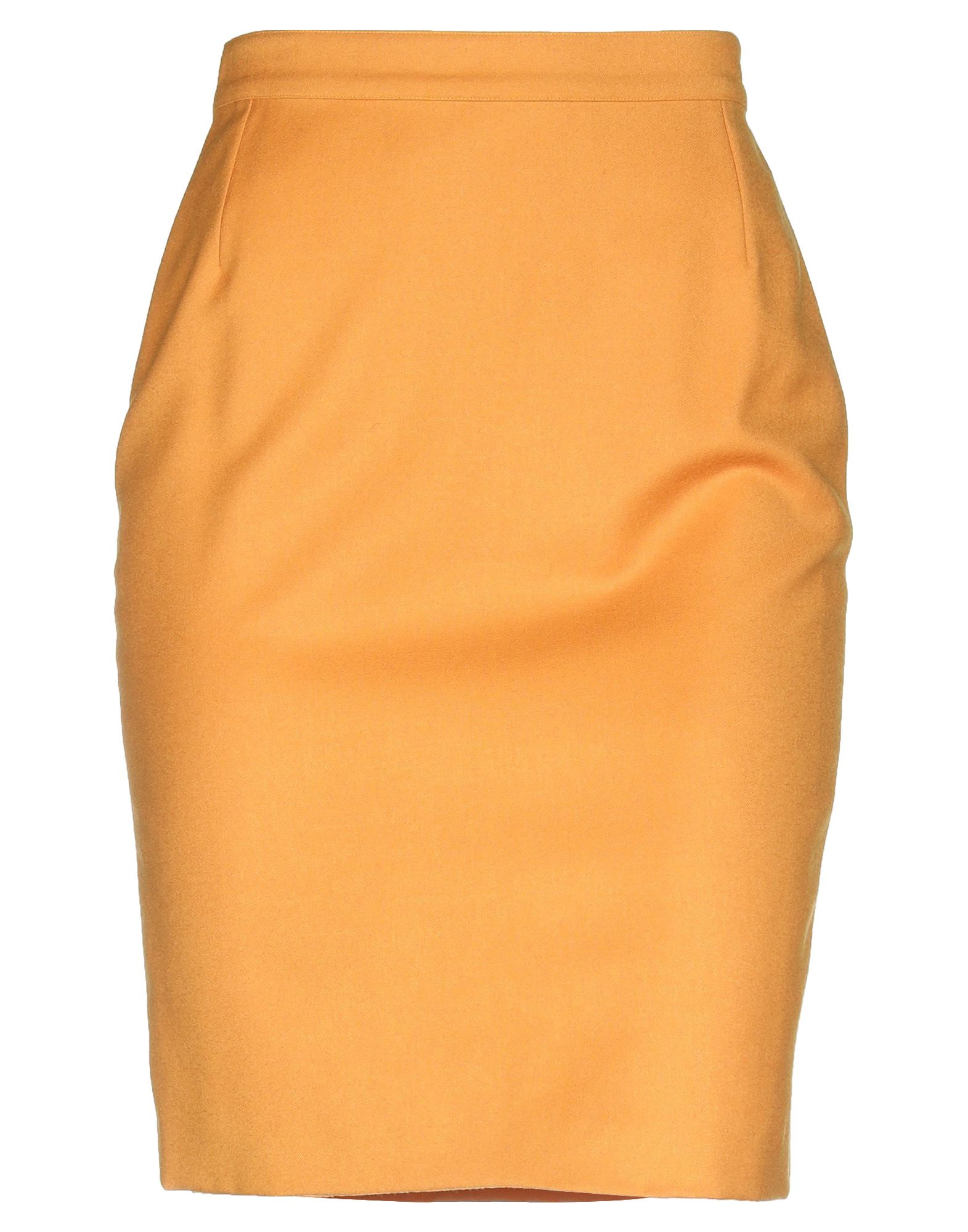 Юбка до колена  - Желтый цвет