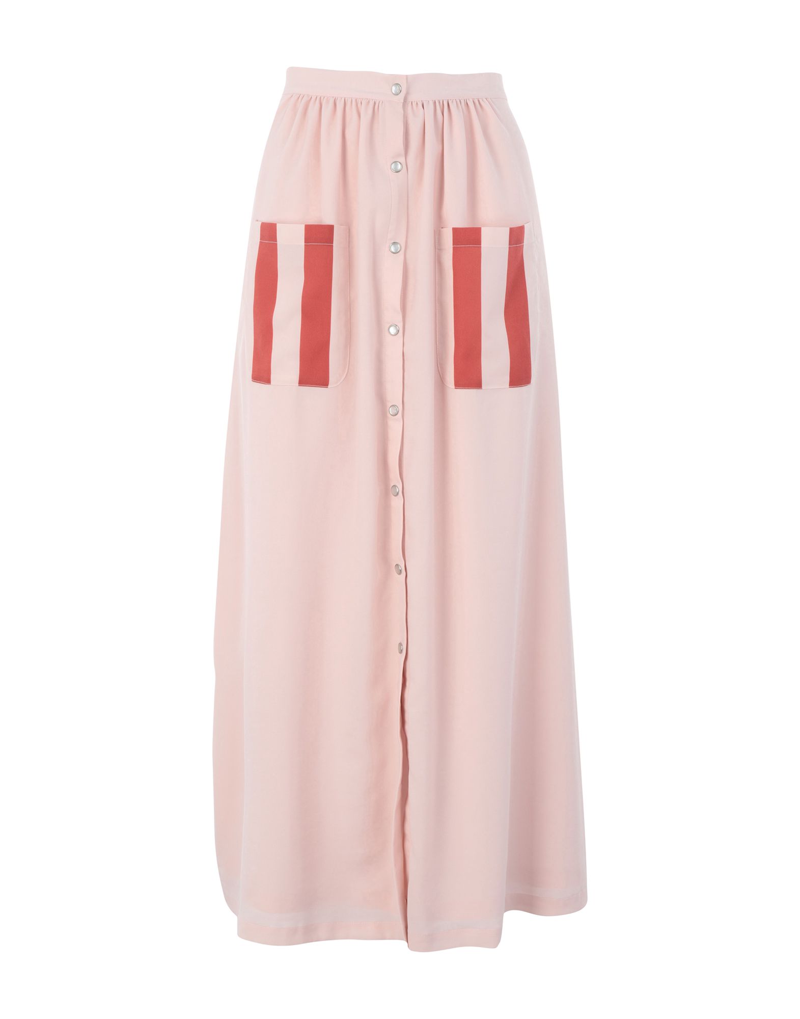 Длинная юбка  - Розовый цвет