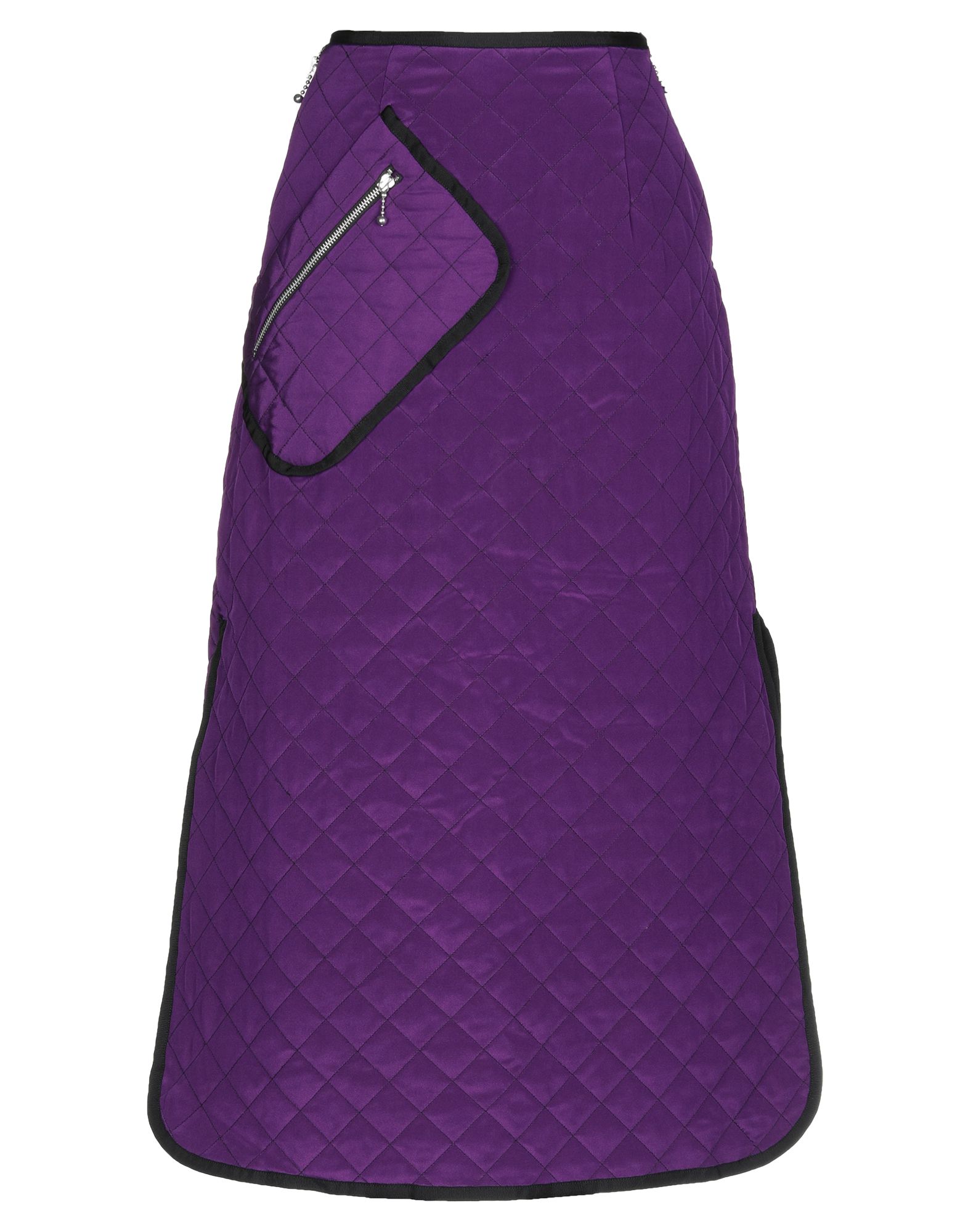 Длинная юбка  - Фиолетовый цвет
