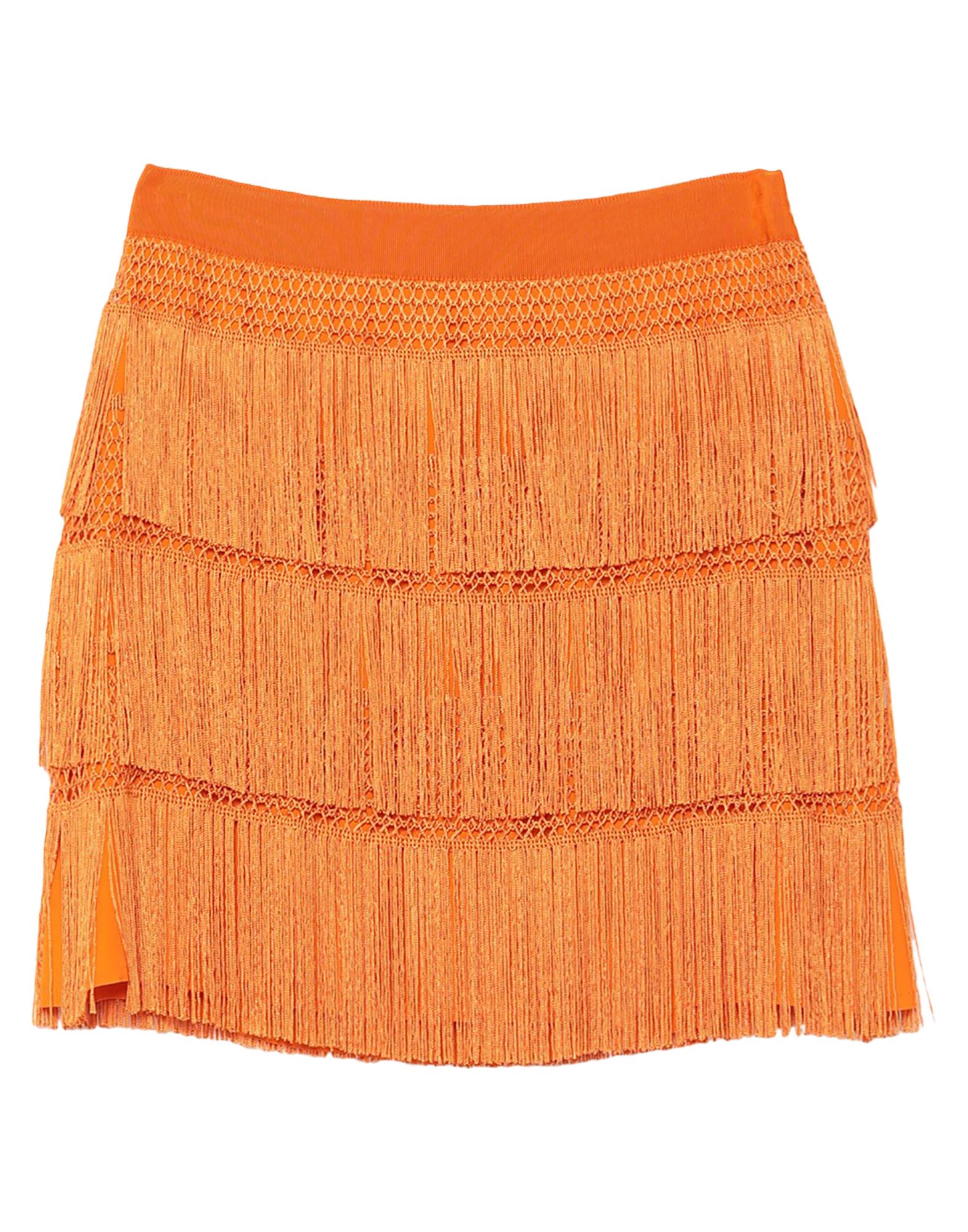 Alberta Ferretti Mini Skirts In Orange