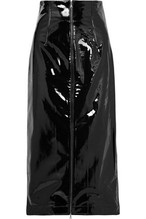 ROSETTA GETTY Vinyl midi skirt