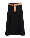 PAOLO CASALINI Damen Midirock Farbe Schwarz Gr��e 5