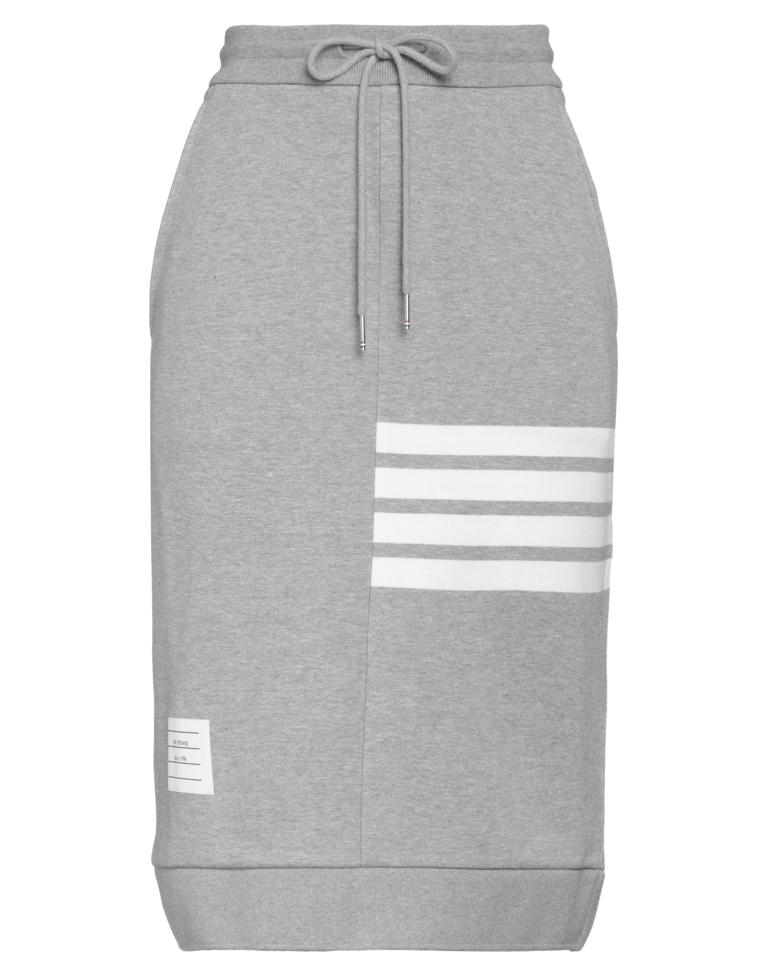 Thom Browne Midi Skirts In Grey