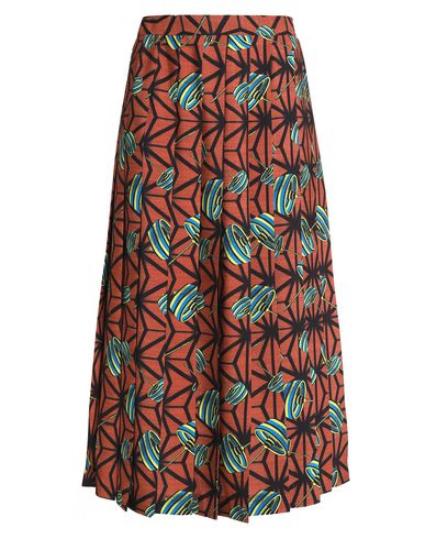 Midi-Rock Damen Rostrot 34 Damen