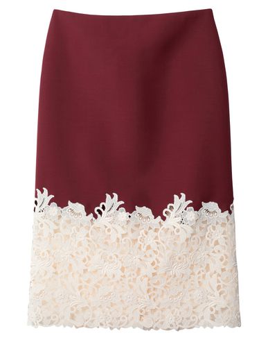 Woman Mini skirt Fuchsia Size 12 Wool