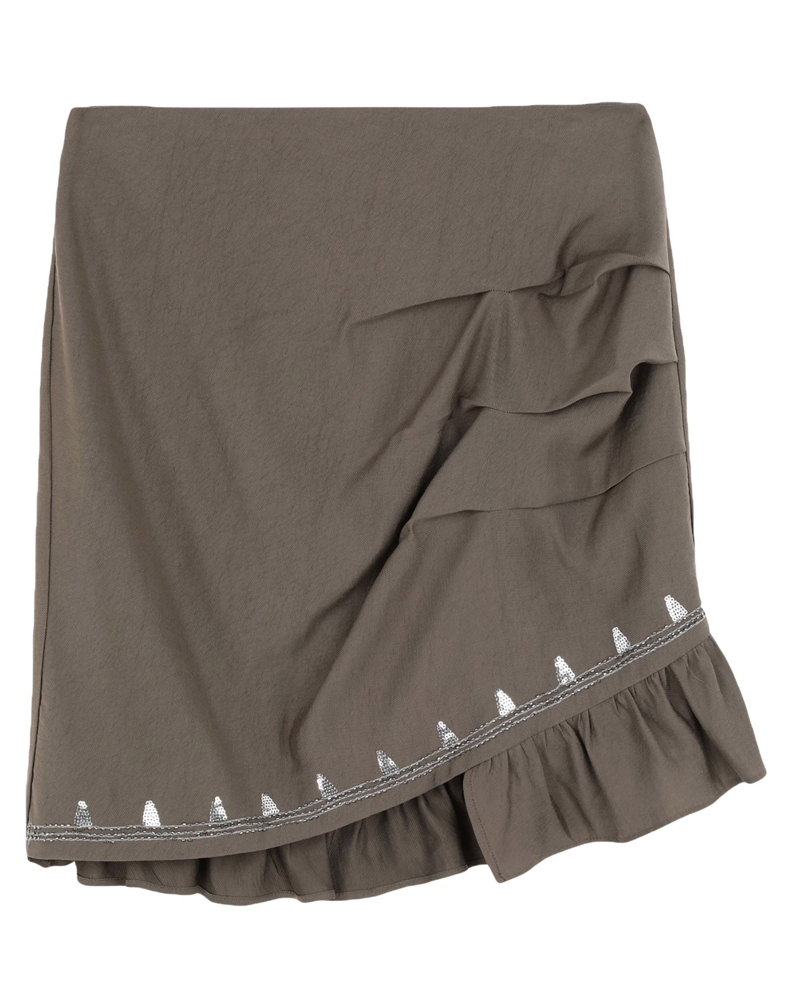Almagores Midi Skirts In Military Green