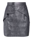 ROLAND MOURET Damen Knielanger Rock Farbe Silber Gre 6