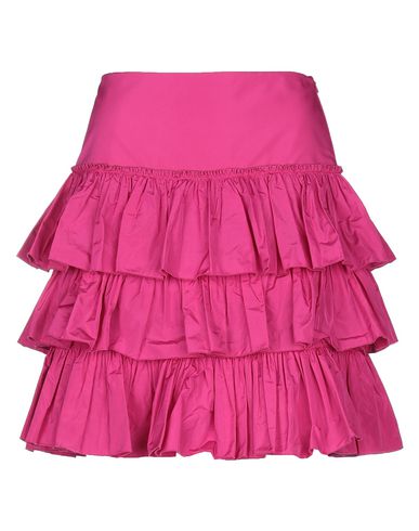 Woman Maxi skirt Yellow Size 4 Polyester