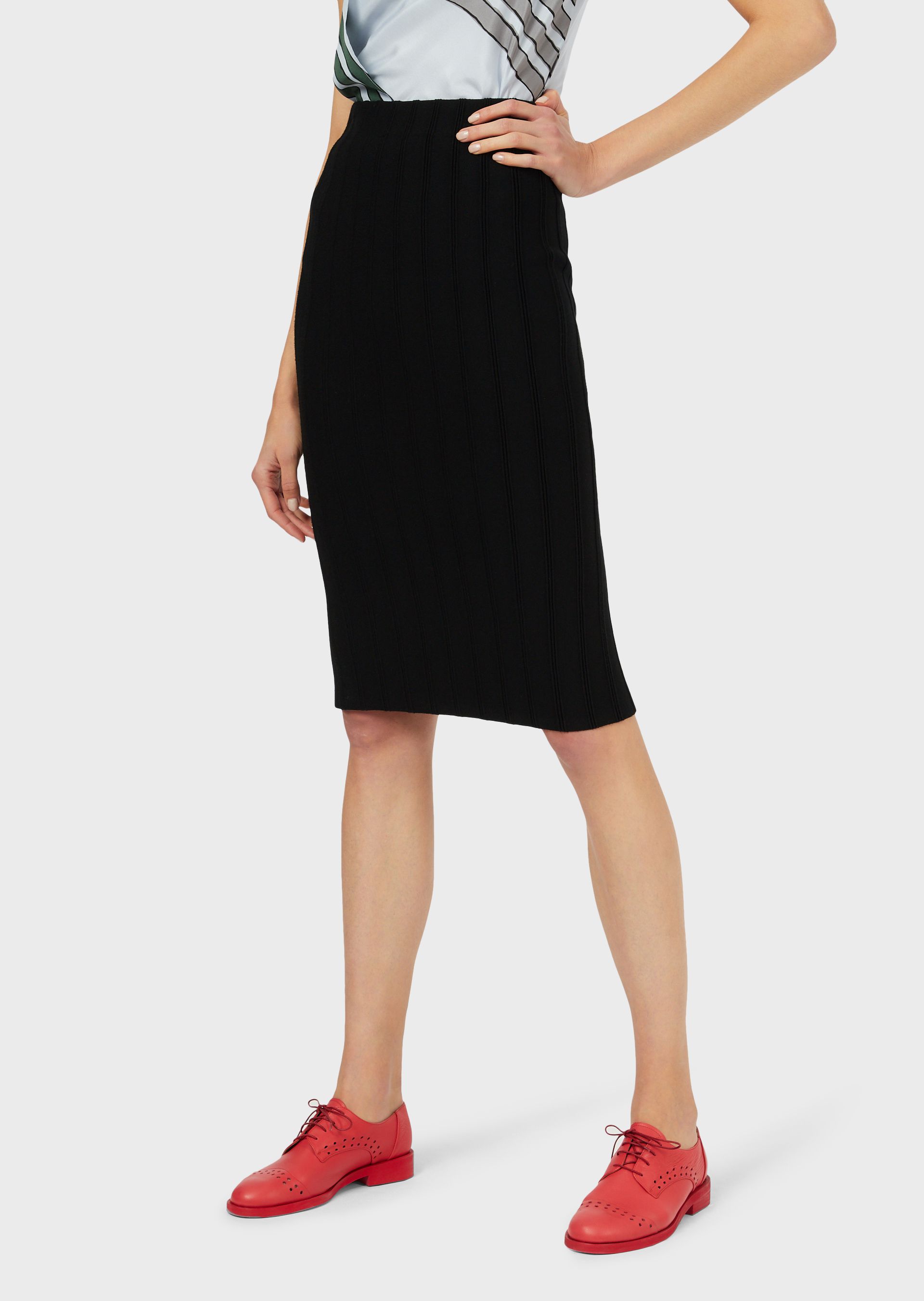 Emporio Armani Long Skirts - Item 35431471 In Black | ModeSens
