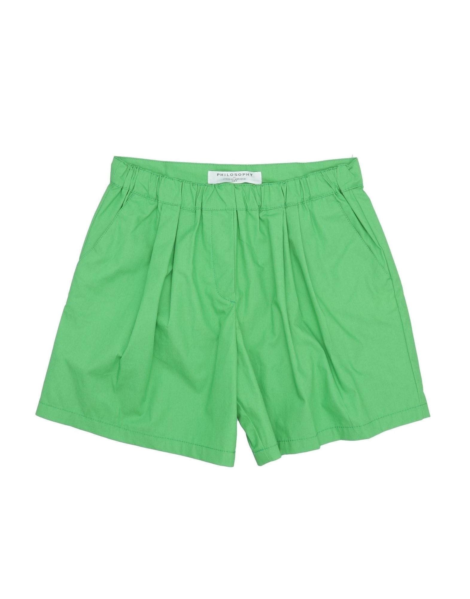 Philosophy Di Lorenzo Serafini Kids' Shorts & Bermuda Shorts In Green