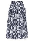 SARA LANZI Damen Midirock Farbe Dunkelblau Gre 6