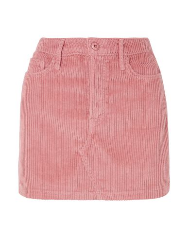 Woman Mini skirt Pastel pink Size 27 Cotton, Polyester