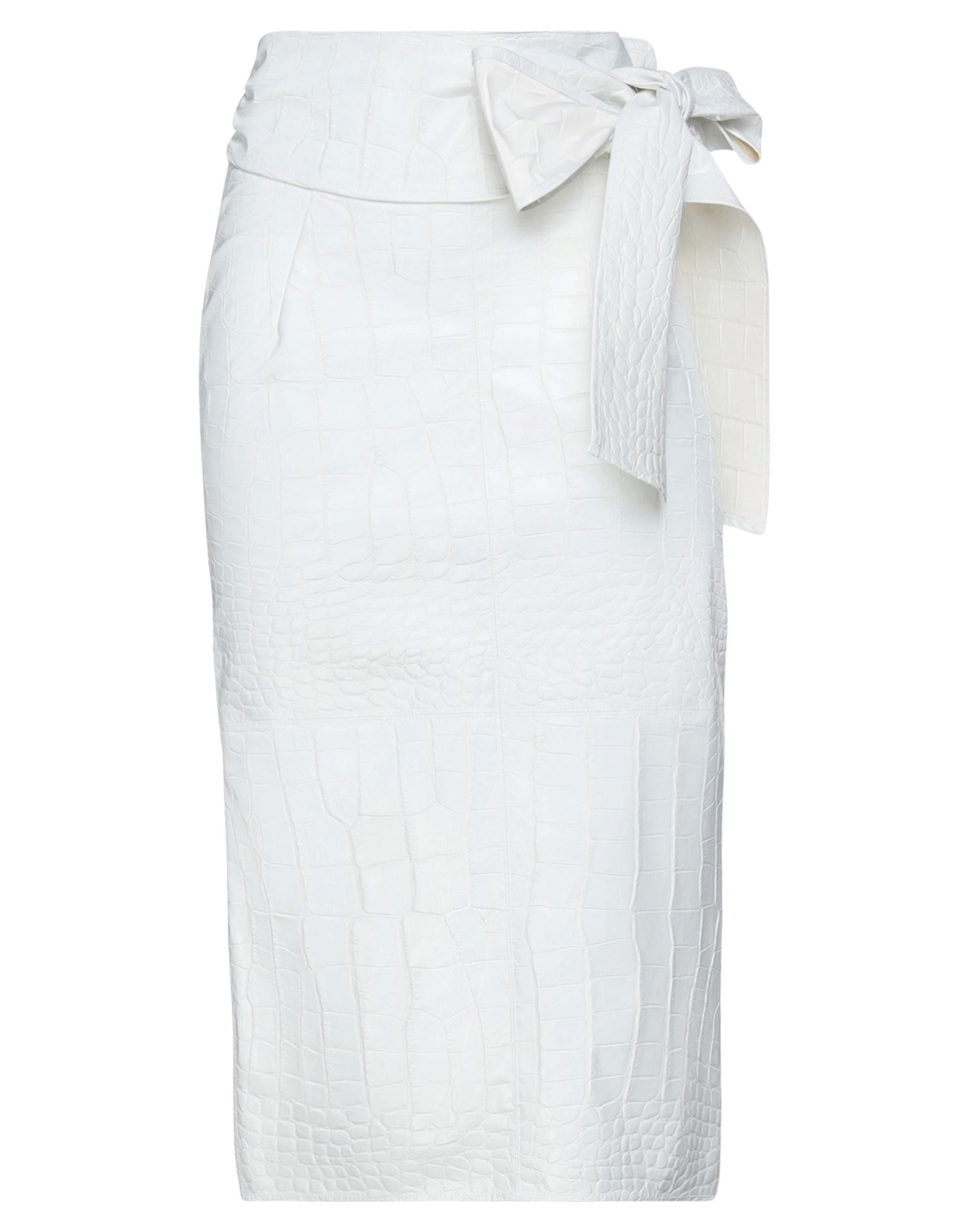 Msgm Midi Skirts In White