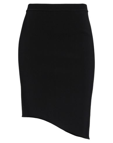 Mugler Woman Midi Skirt Black Size L Viscose, Polyamide