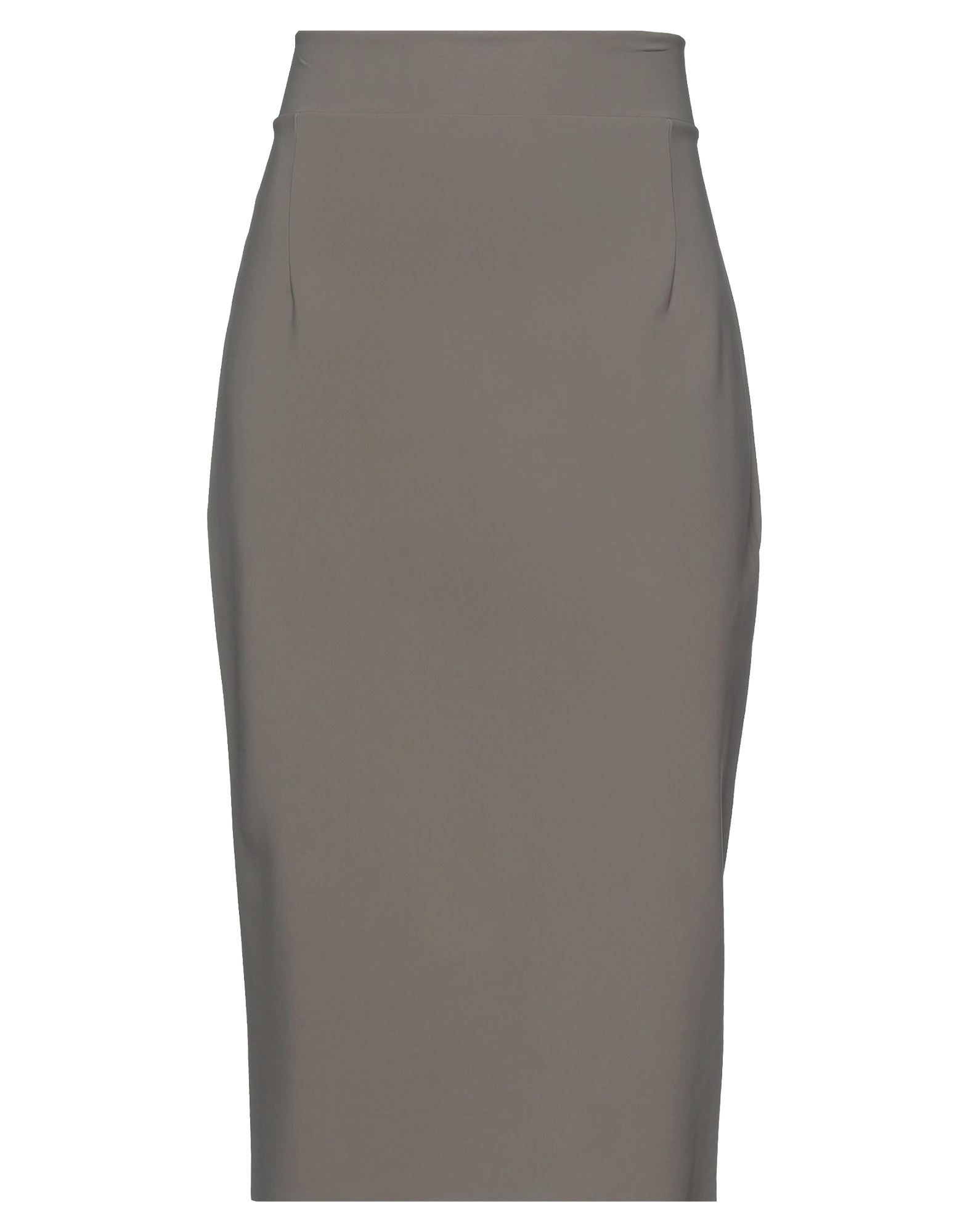 Shop Chiara Boni La Petite Robe Woman Midi Skirt Sage Green Size 6 Polyamide, Elastane