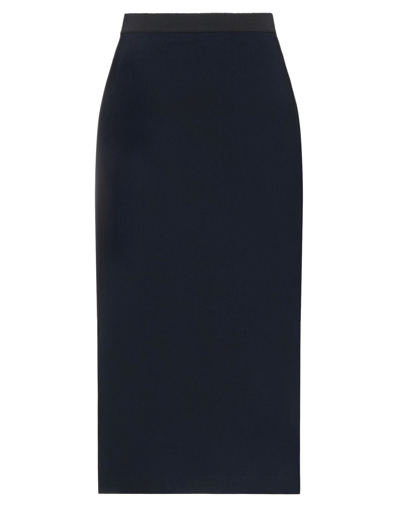 Liviana Conti Woman Midi Skirt Midnight Blue Size 2 Viscose, Polyamide, Elastane