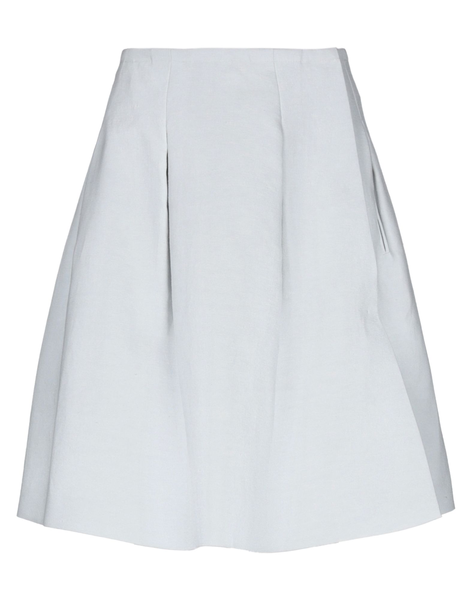 Giorgio Armani Knee Length Skirts In Light Grey Modesens