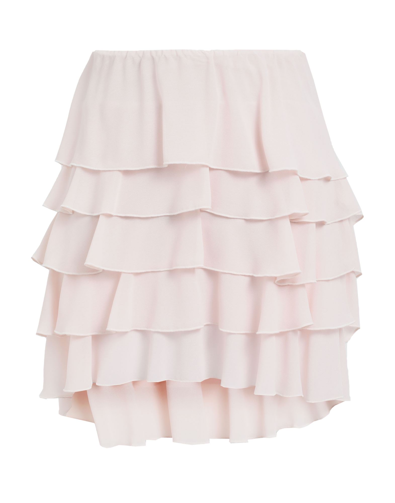 Soallure Midi Skirts In Pink