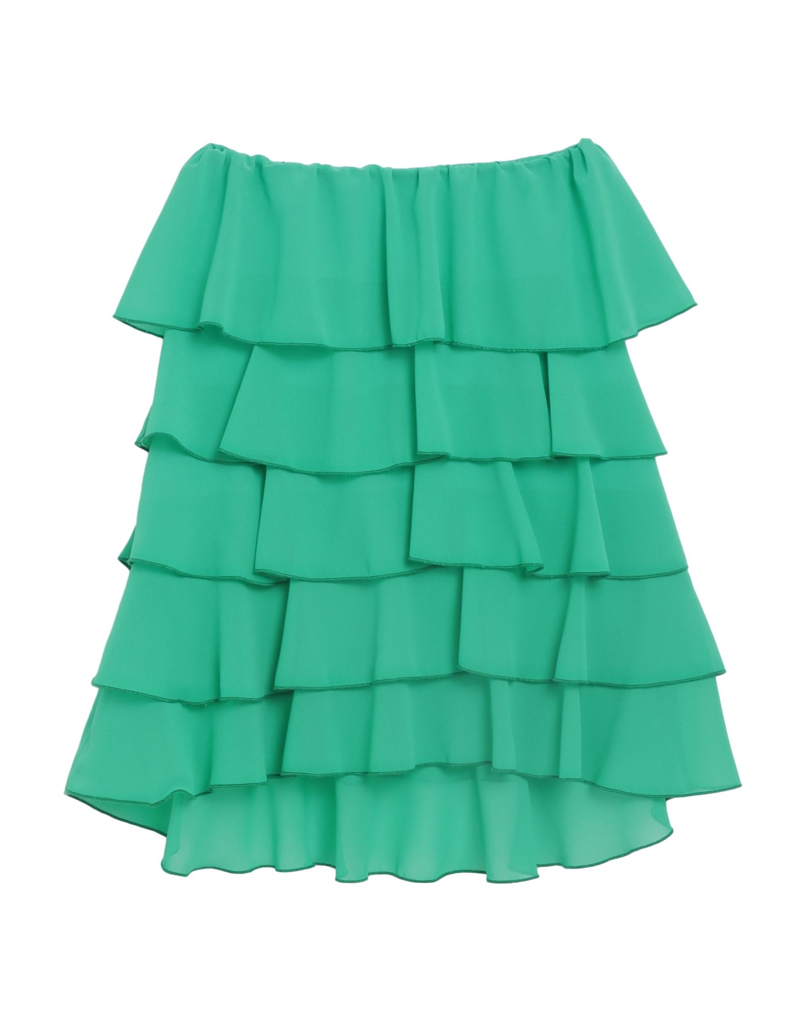 Soallure Midi Skirts In Green