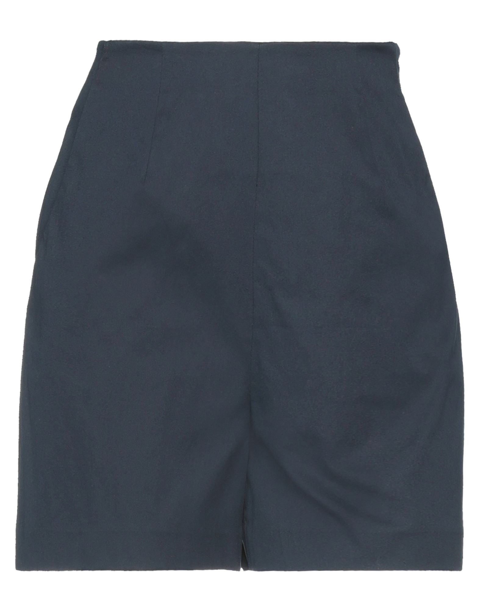 L'autre Chose L' Autre Chose Woman Shorts & Bermuda Shorts Midnight Blue Size 4 Cotton, Elastane