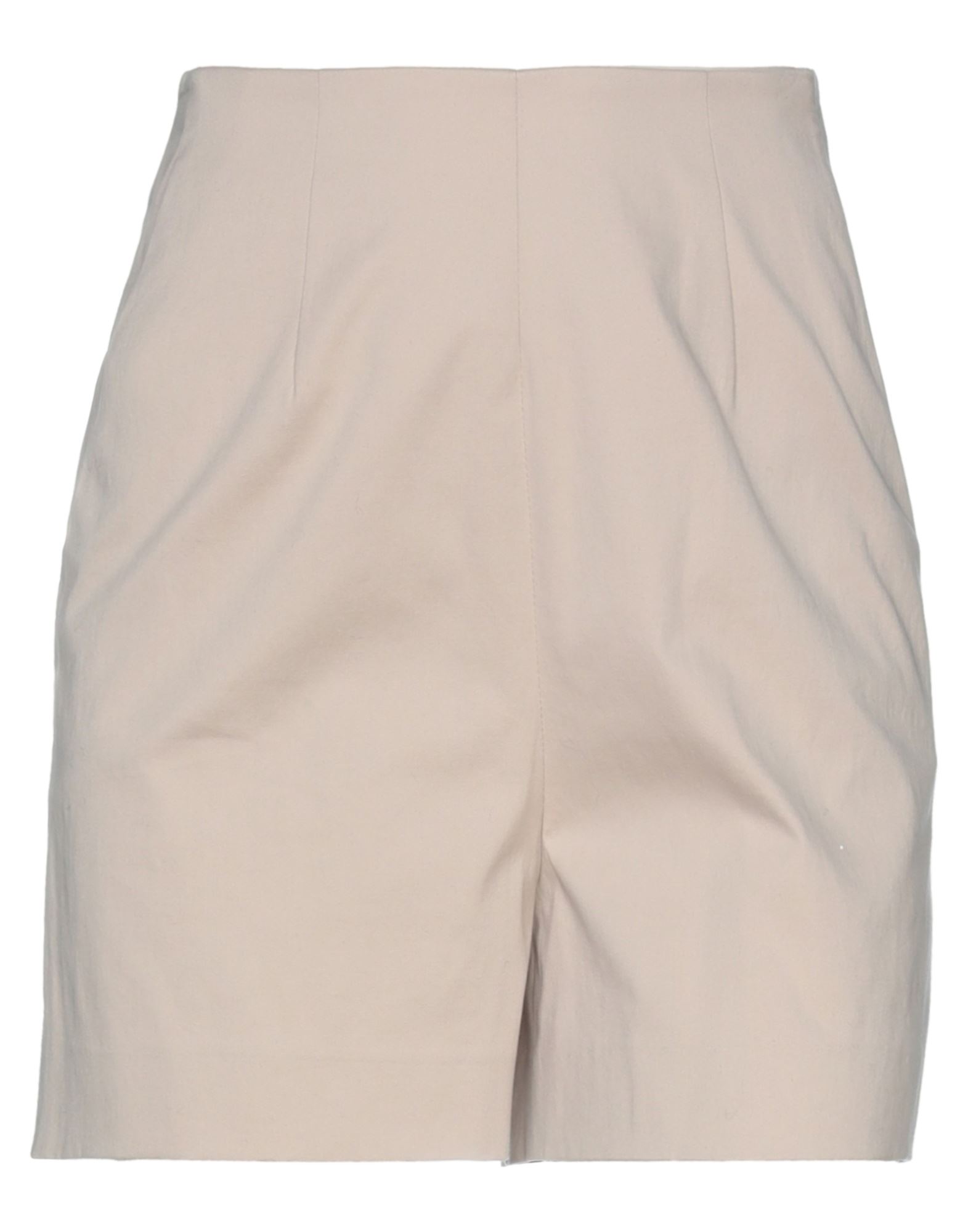 L'autre Chose L' Autre Chose Woman Shorts & Bermuda Shorts Beige Size 2 Cotton, Elastane
