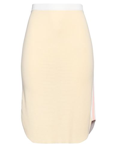 Jei's By Letizia Denaro Woman Midi Skirt Sand Size Xl Viscose, Elastane In Beige
