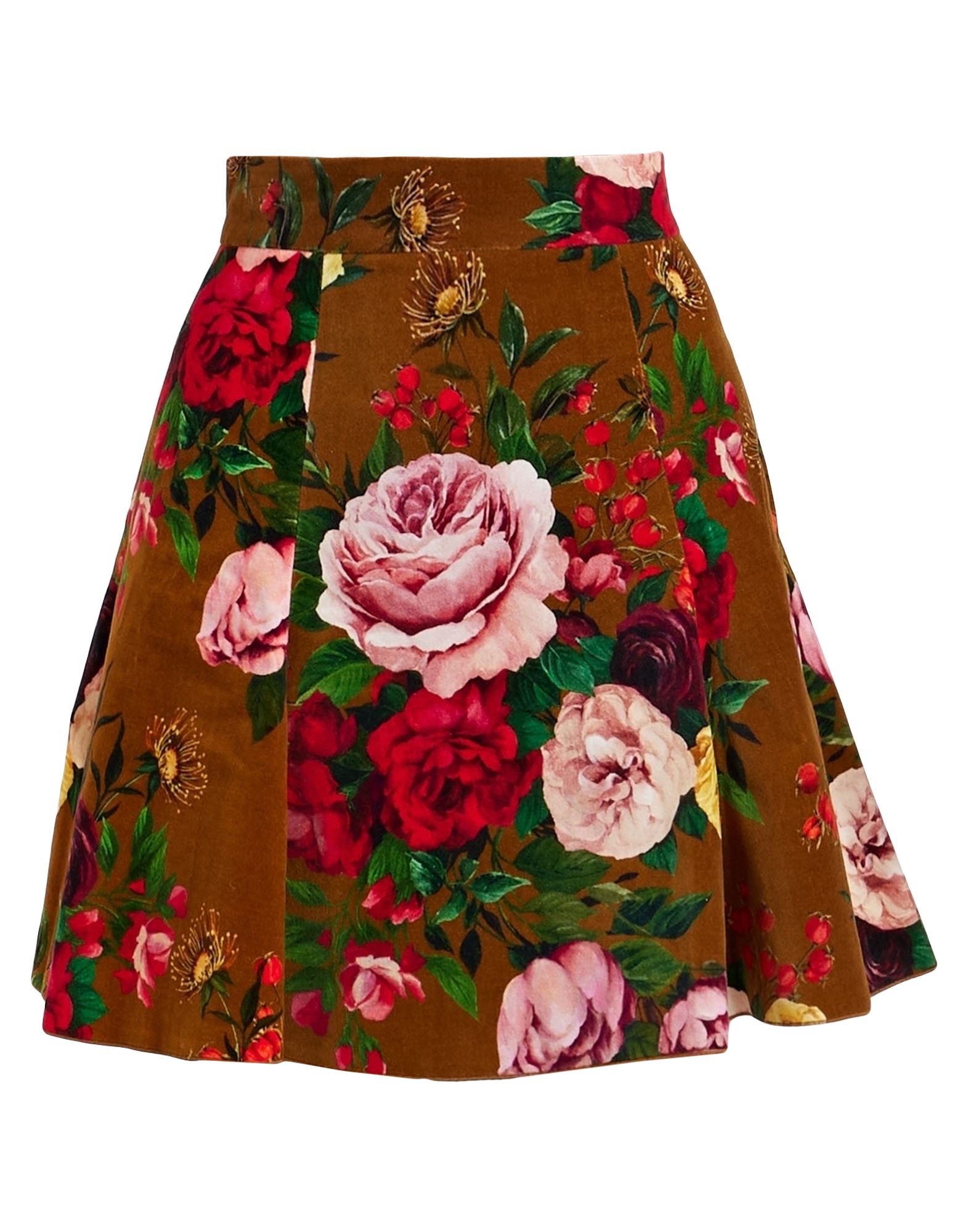 Dolce & Gabbana Midi Skirts In Brown