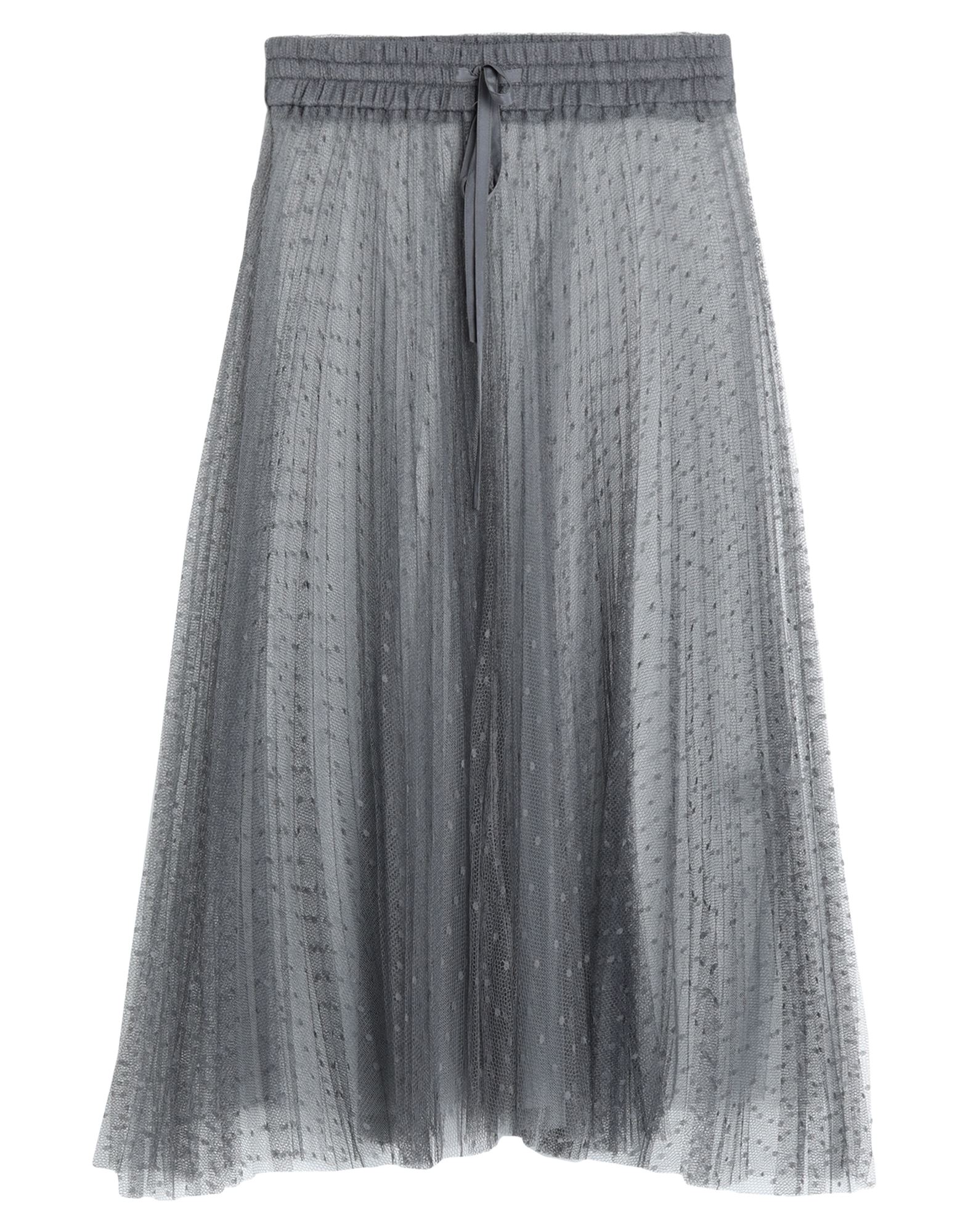 Red Valentino Midi Skirts In Grey