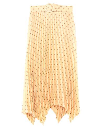 See By Chloé Woman Midi skirt Beige Size 6 Ramie, Cotton