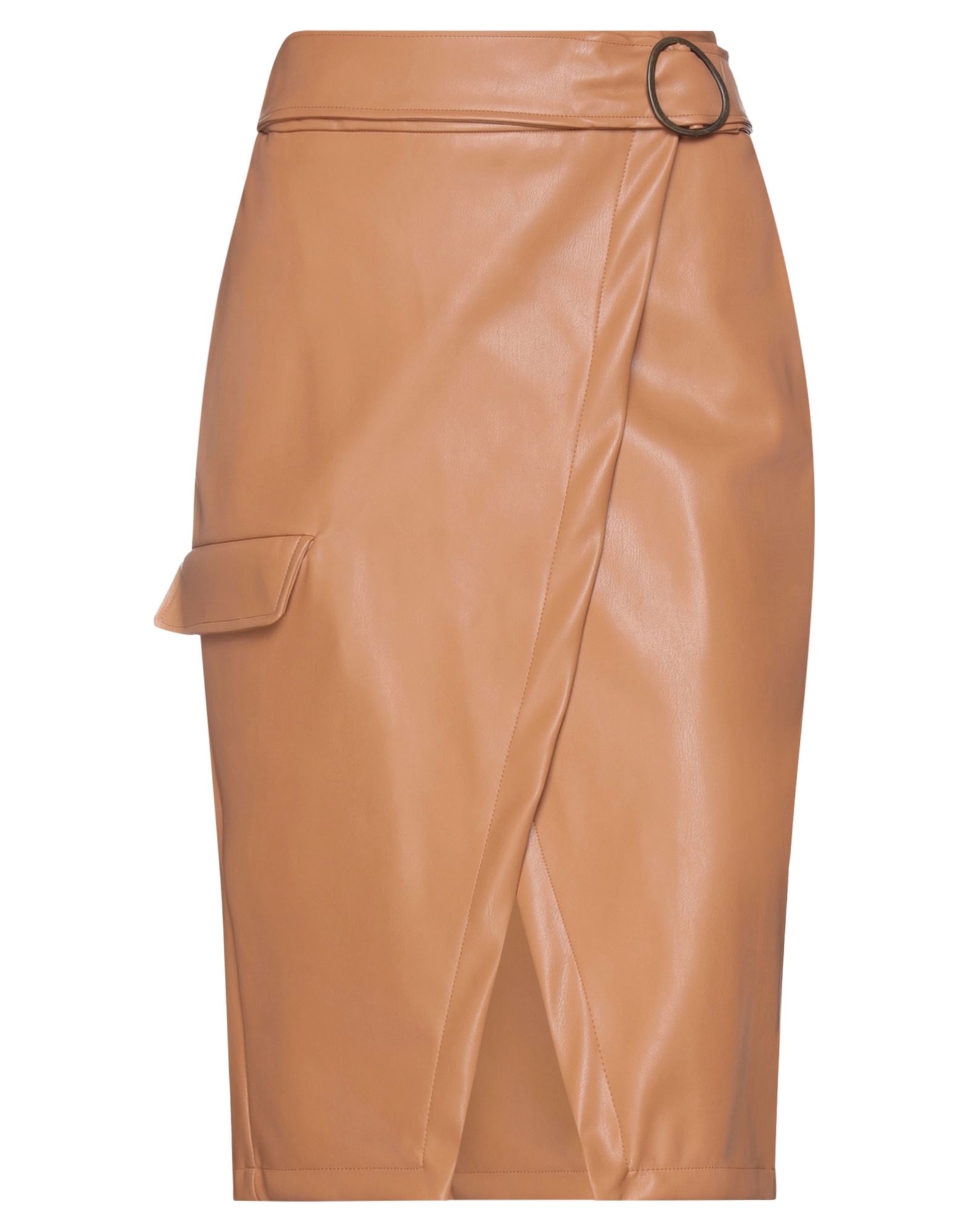 Berna Midi Skirts In Brown