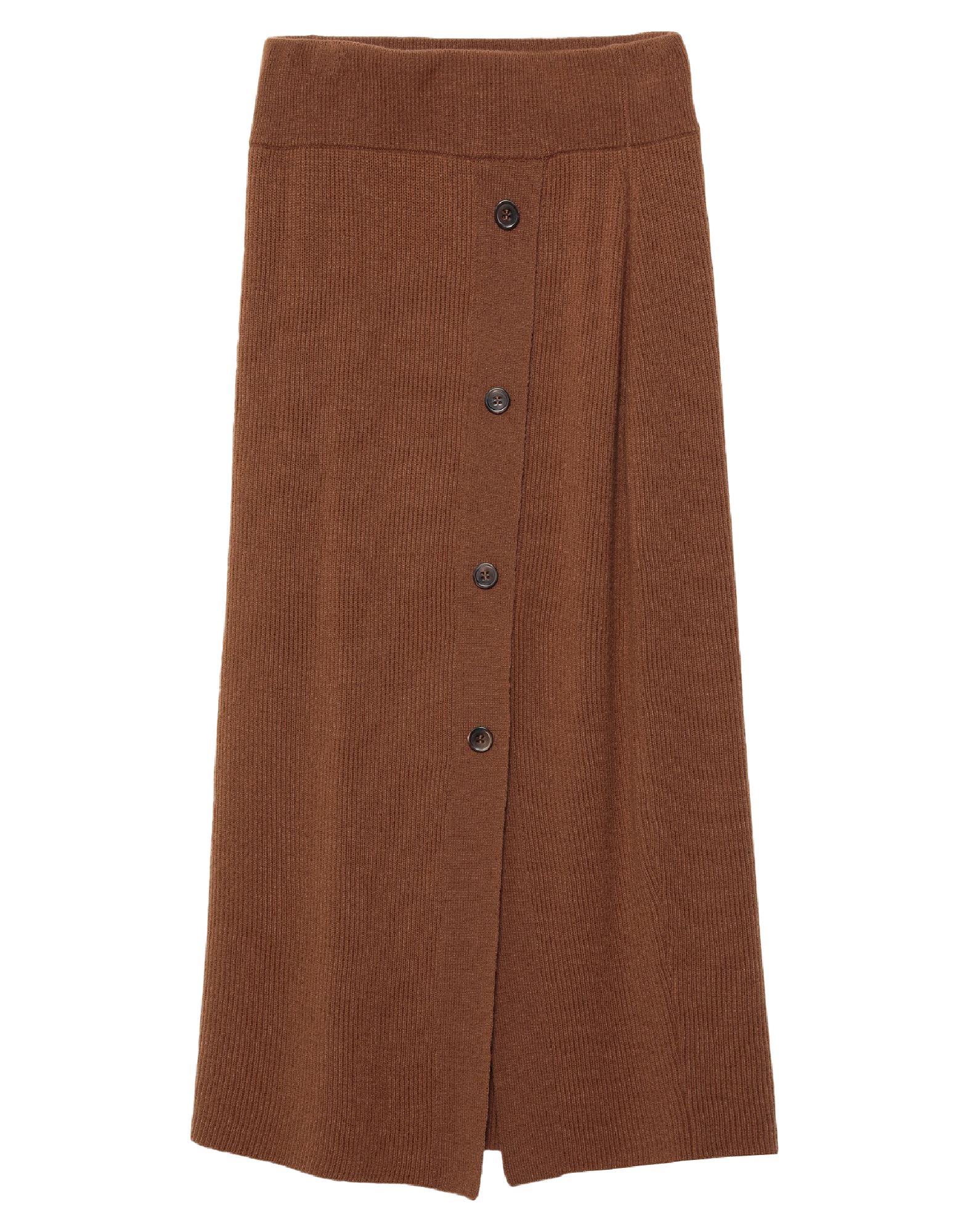 Kash Midi Skirts In Brown