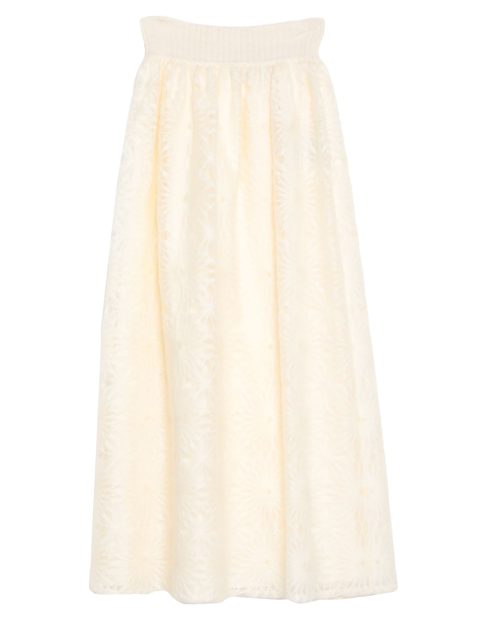 Alberta Ferretti Long Skirts In Ivory