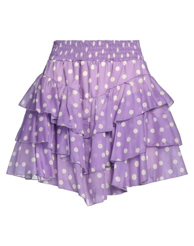 Woman Mini skirt Red Size 6 Viscose, Silk