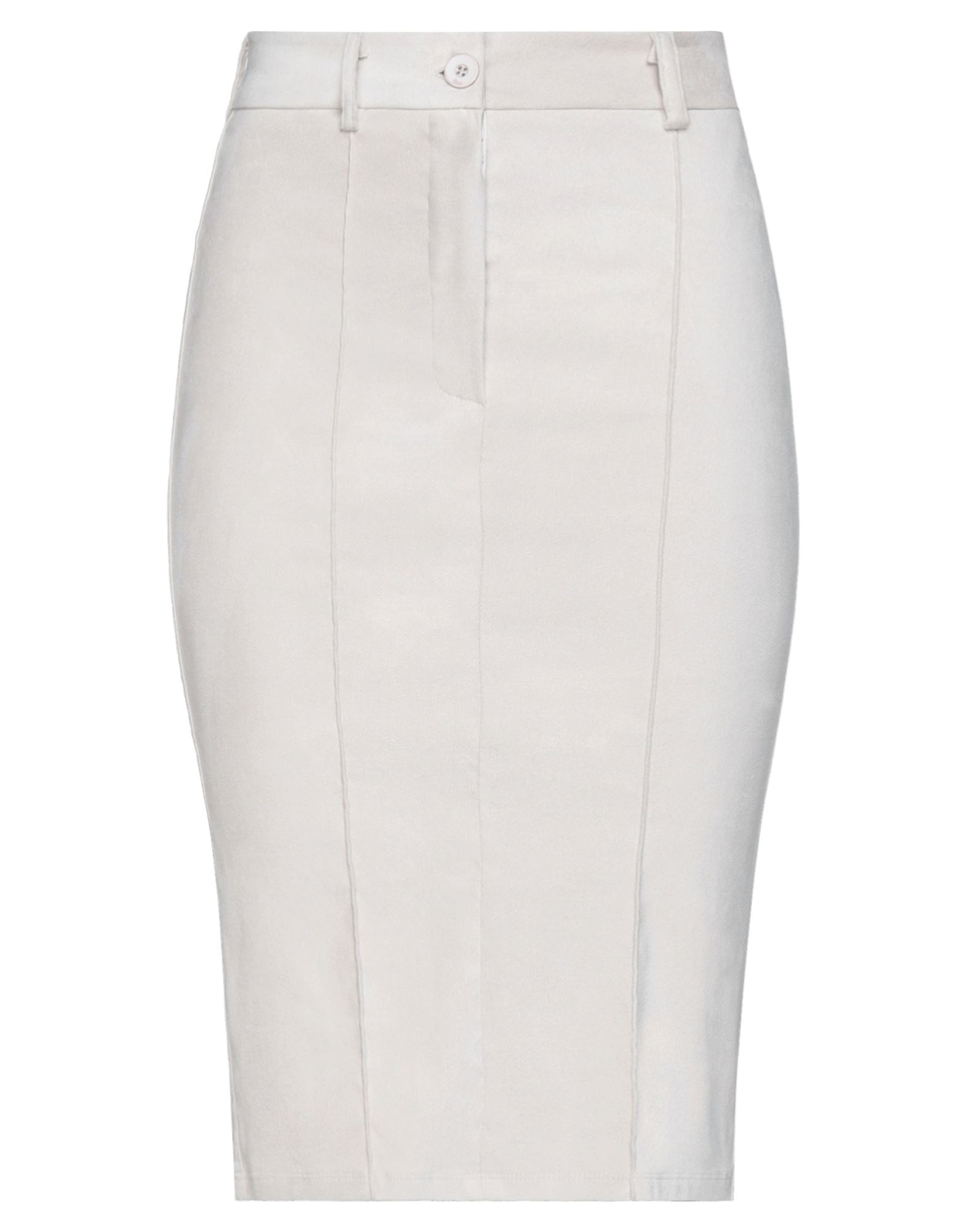 8pm Midi Skirts In Light Grey