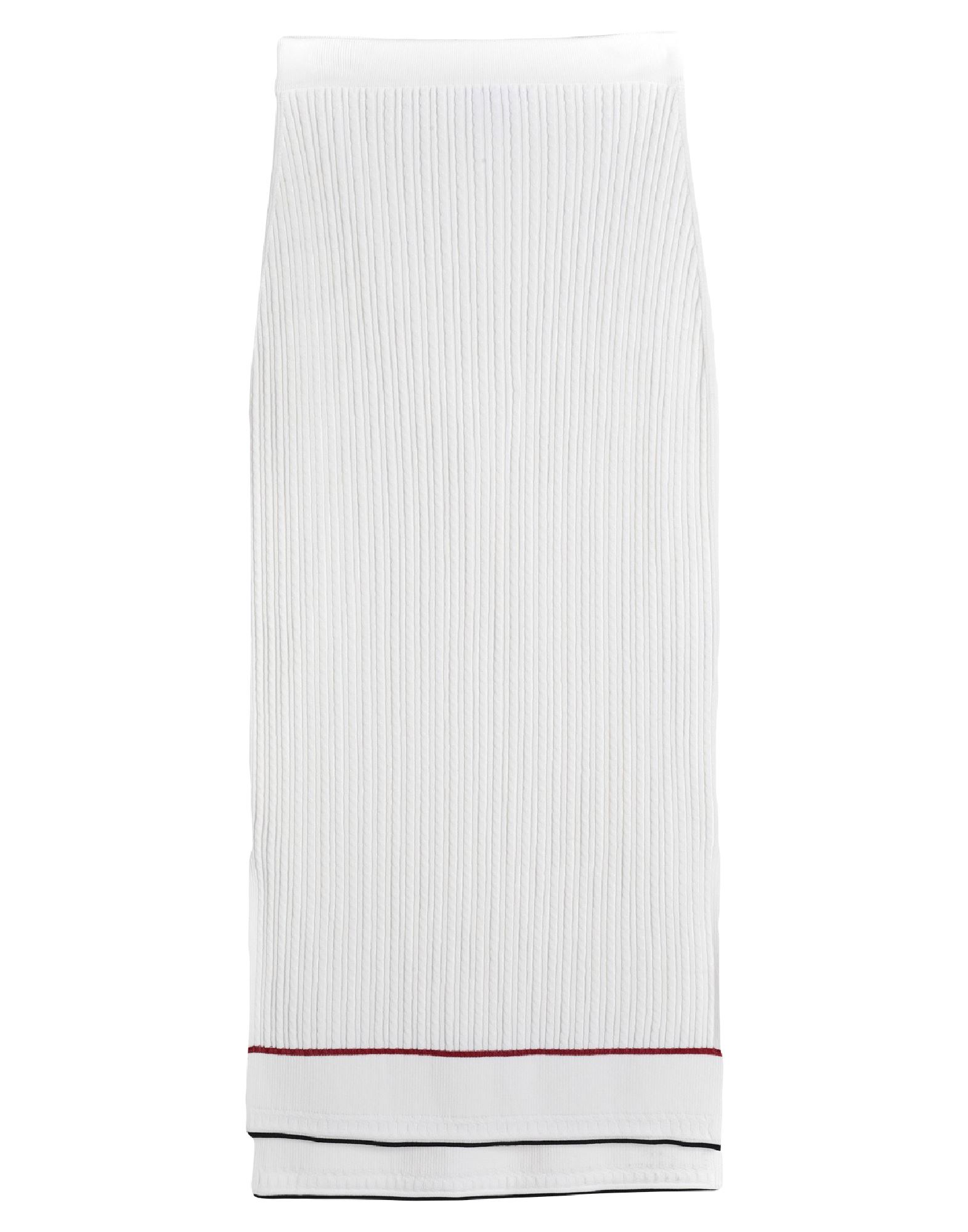 Thom Browne Midi Skirts In White