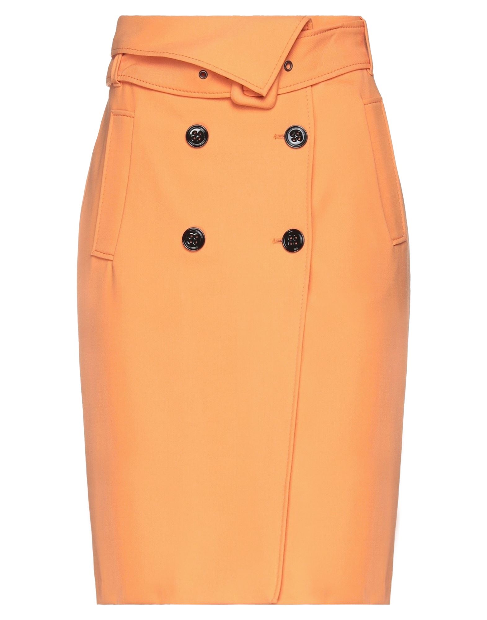 Dorothee Schumacher Midi Skirts In Orange