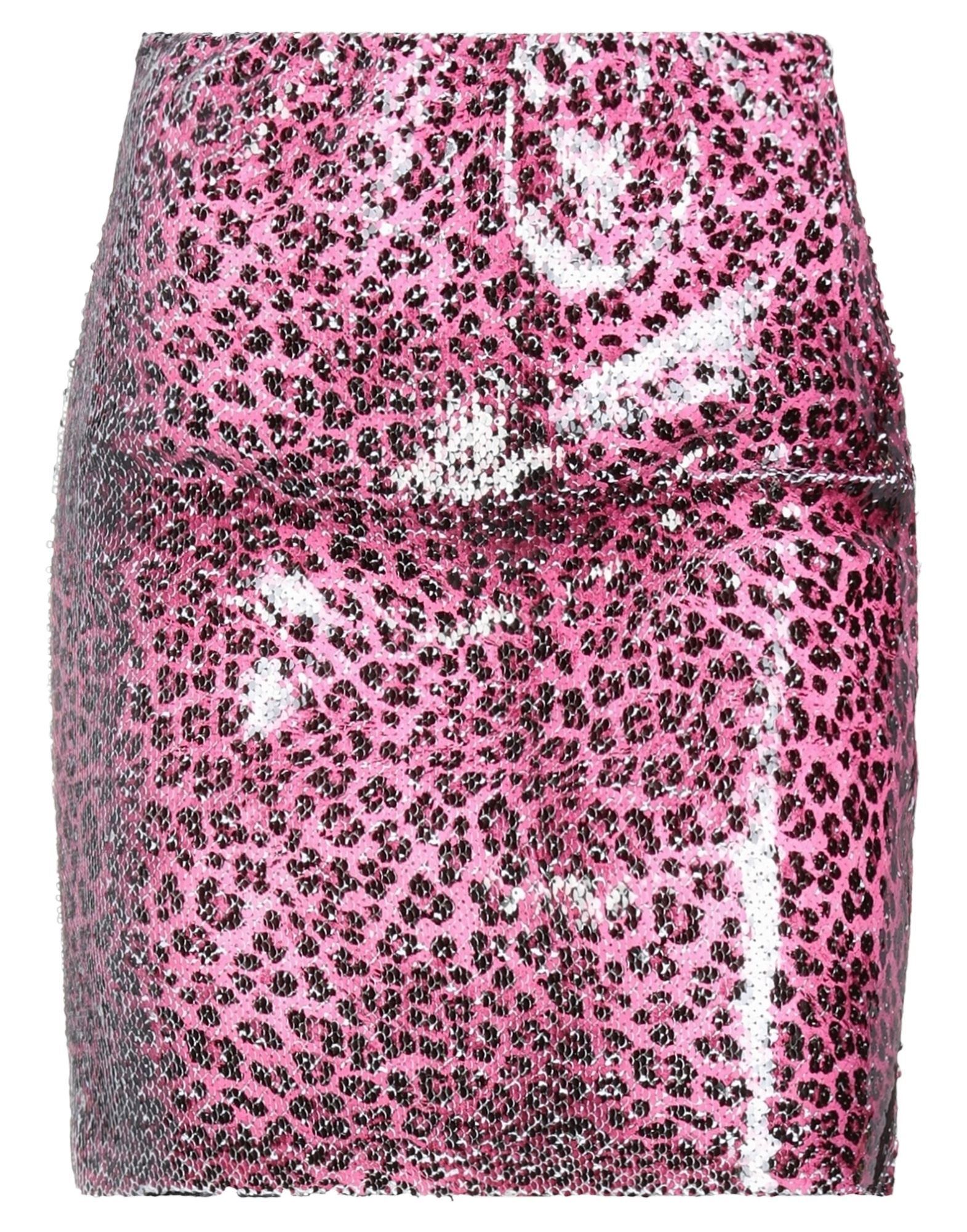 Shop Aniye By Woman Mini Skirt Fuchsia Size 10 Polyester In Pink