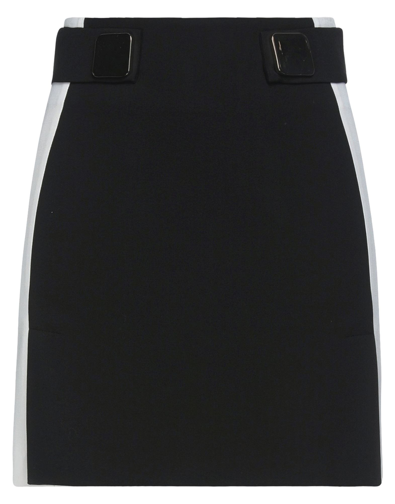 Shop Space Simona Corsellini Simona Corsellini Woman Midi Skirt Black Size 6 Polyester, Viscose, Cotton, Elastane