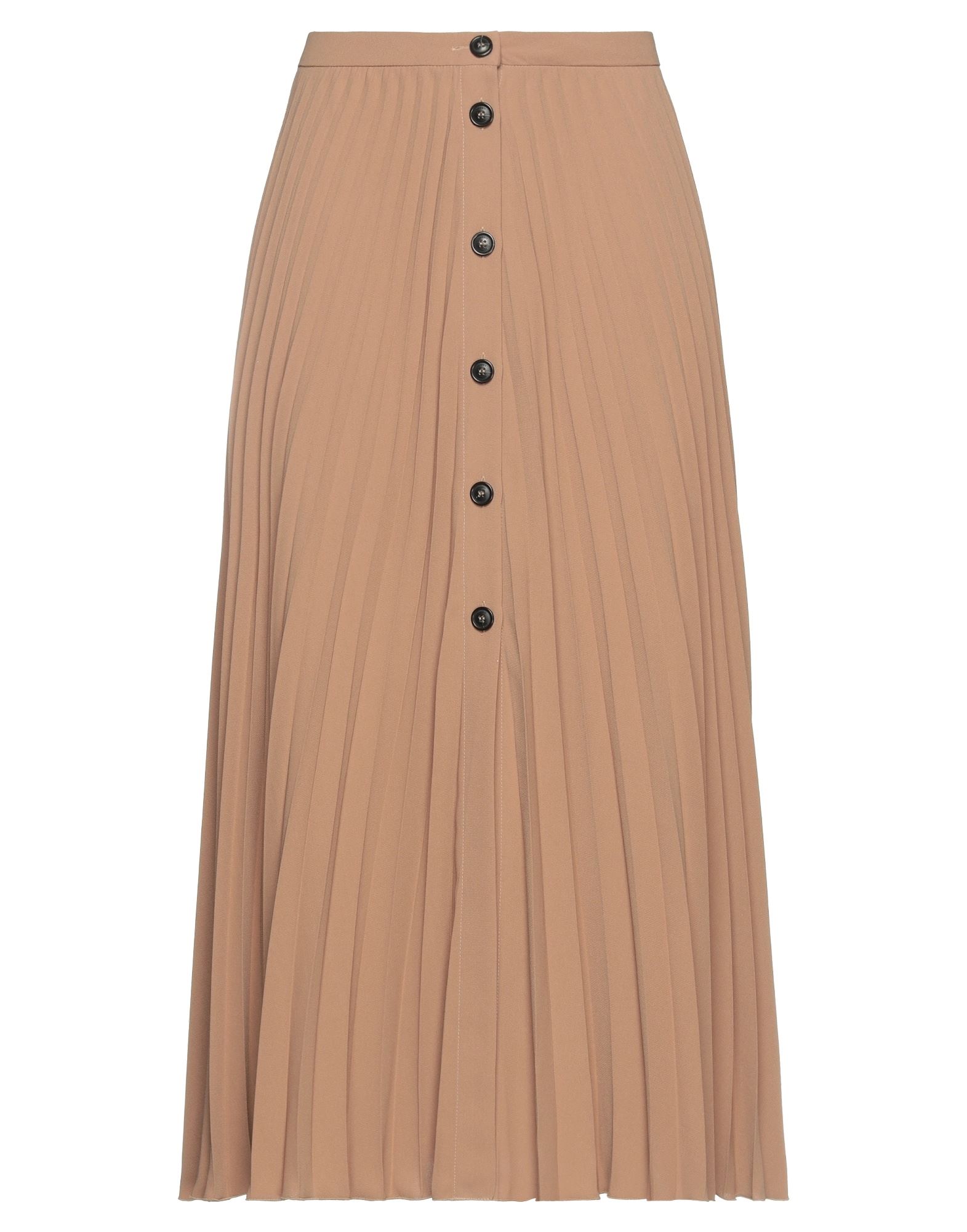 Seventy Sergio Tegon Midi Skirts In Camel
