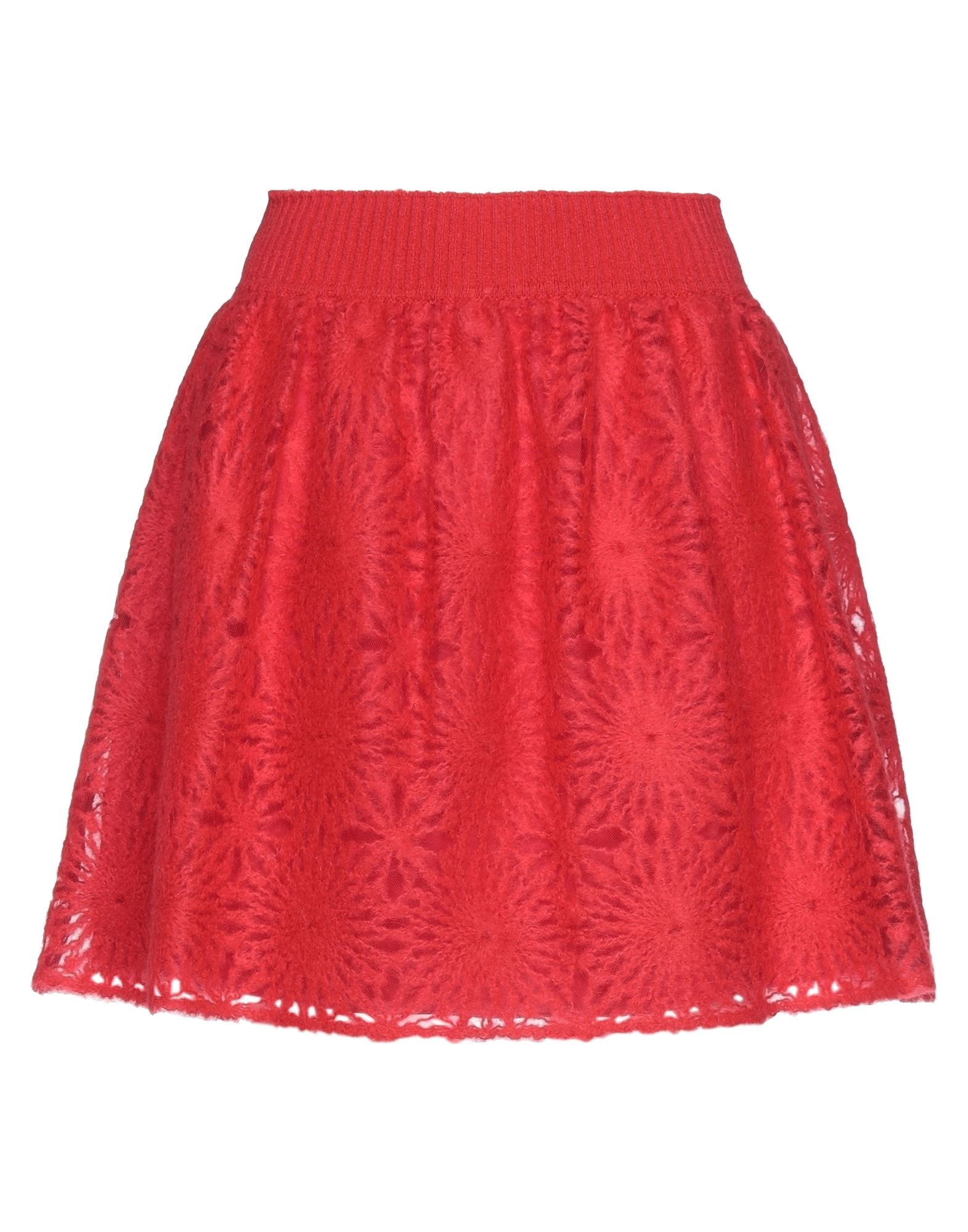 Alberta Ferretti Mini Skirts In Red
