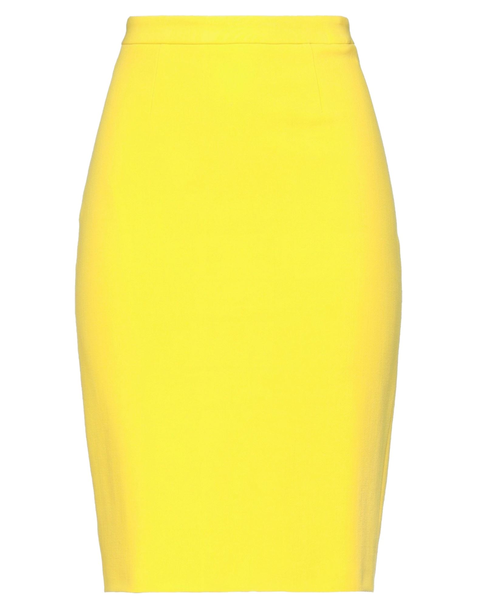 Blumarine Midi Skirts In Yellow ModeSens