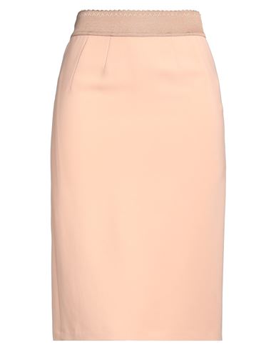 Elisabetta Franchi Woman Midi Skirt Salmon Pink Size 8 Viscose, Elastane