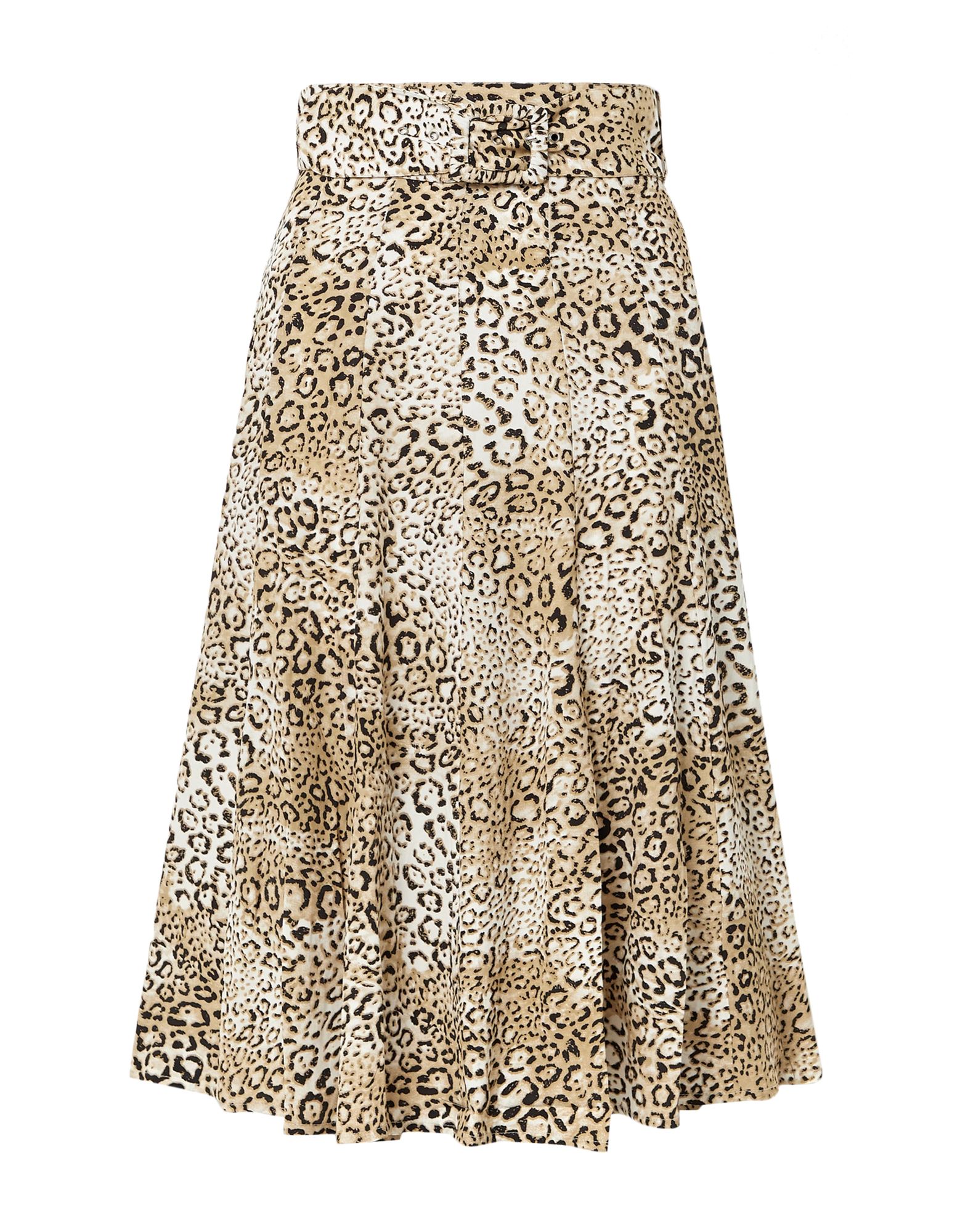 Shop Faithfull The Brand Woman Midi Skirt Sand Size 8 Rayon In Beige