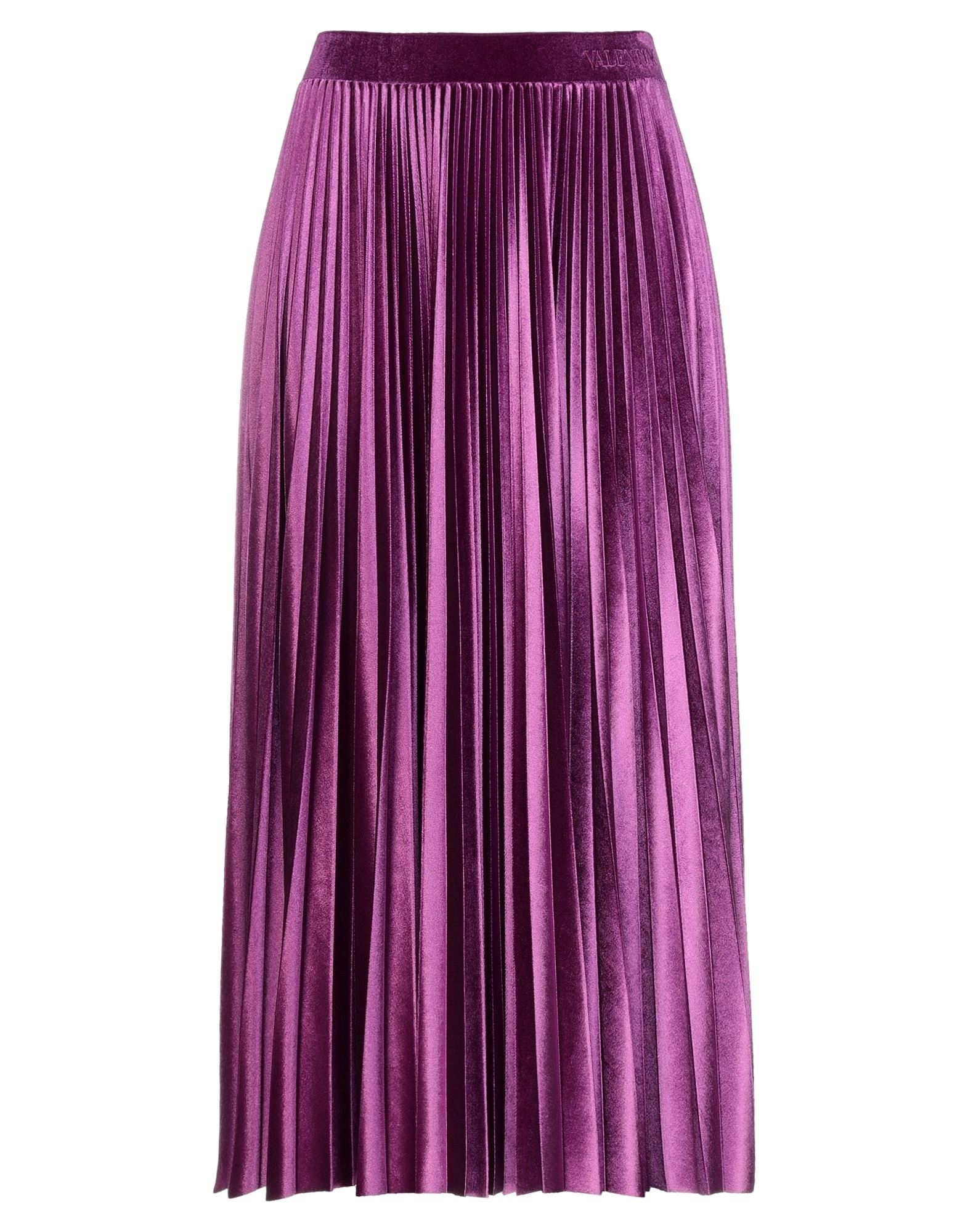 Valentino Midi Skirts In Purple