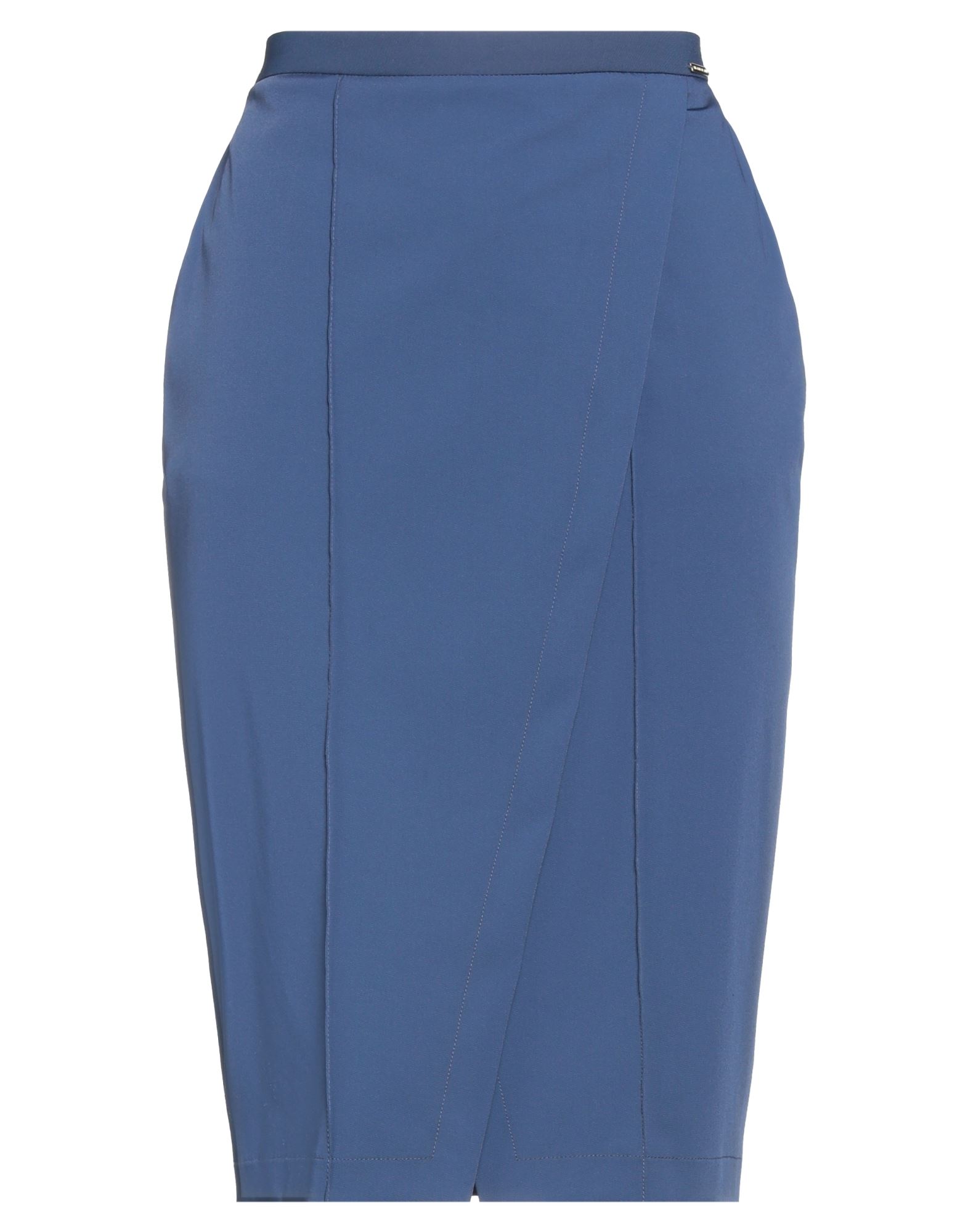 Elisabetta Franchi Midi Skirts In Navy Blue