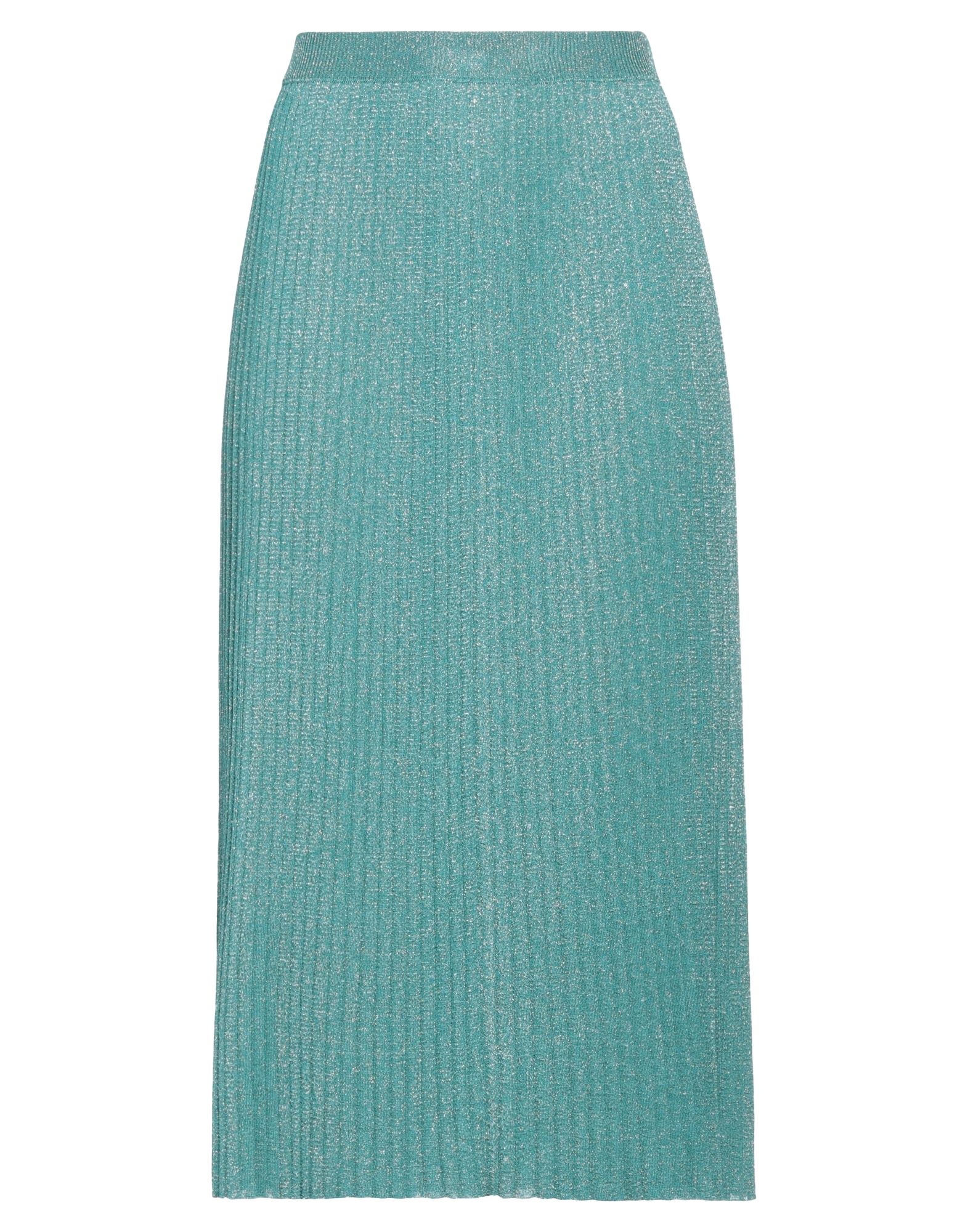 Elisabetta Franchi Midi Skirts In Deep Jade