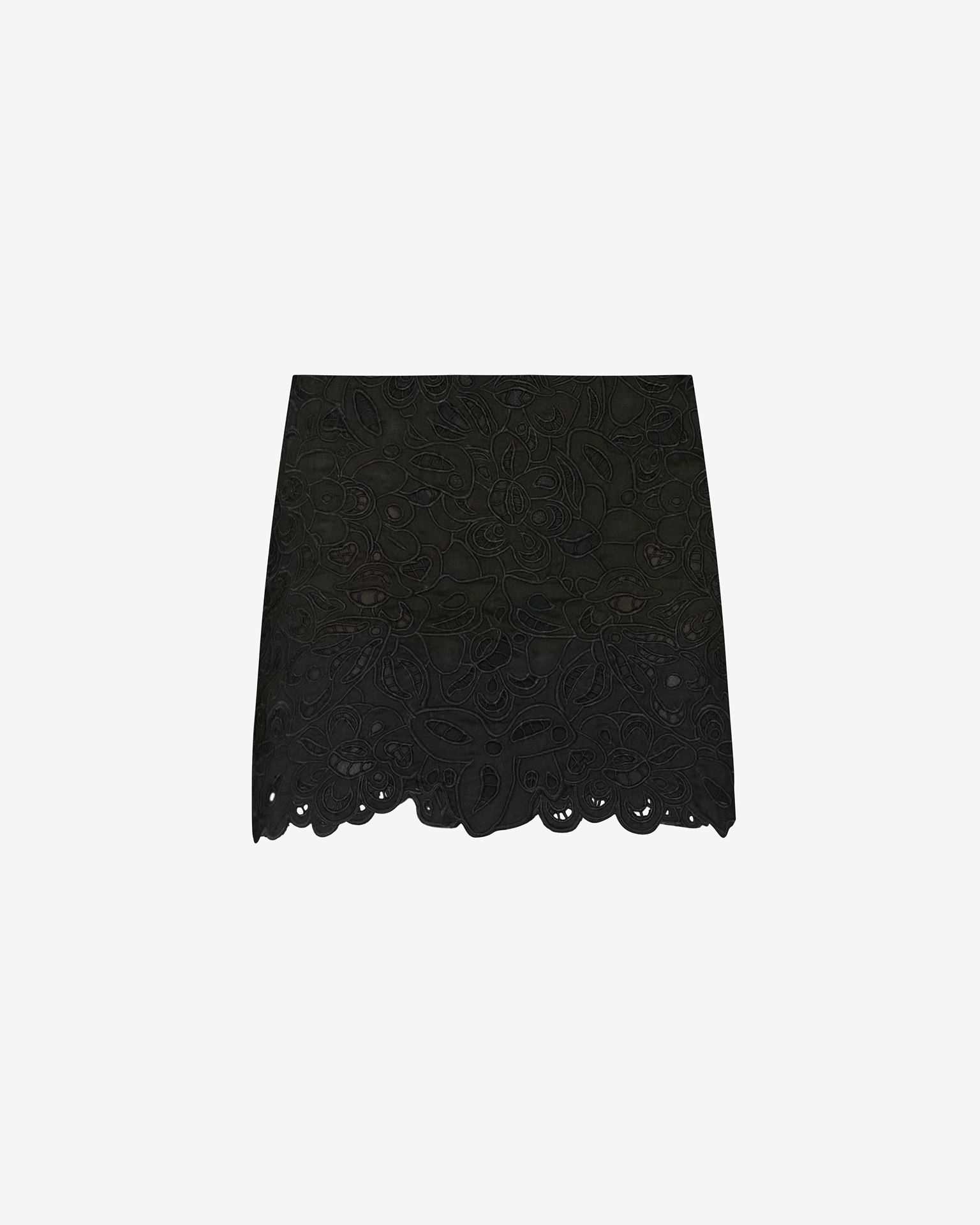 Shop Isabel Marant Dina Skirt In Black