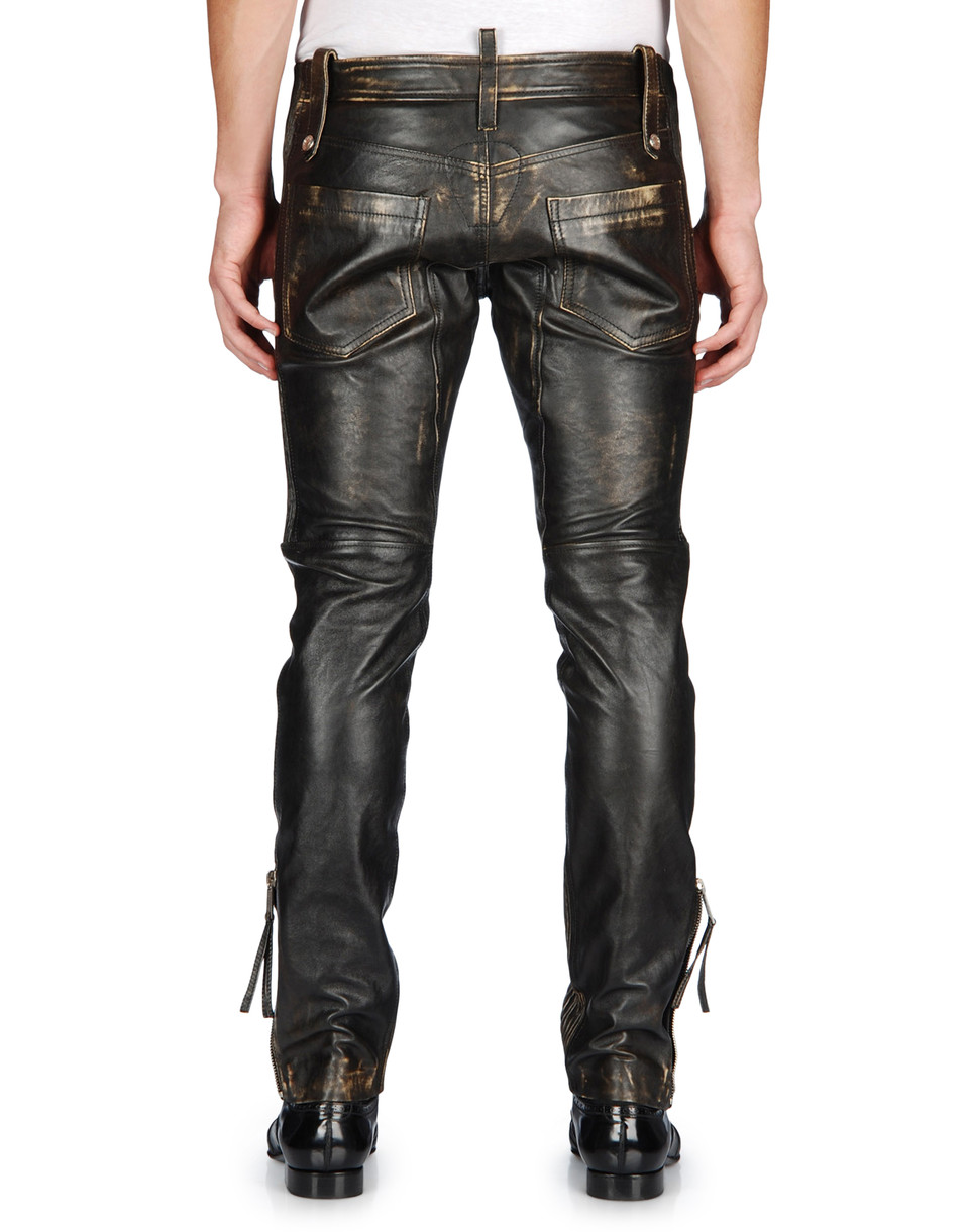 Dsquared2 - Leather Pants for Men | Official Store
